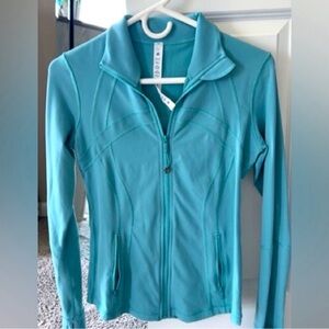 blue/green lulu define jacket
